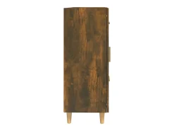 Aparador madera contrachapada color roble ahumado 69,5x34x90 cm