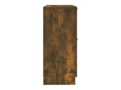 Aparador madera contrachapada color roble ahumado 30x30x70 cm
