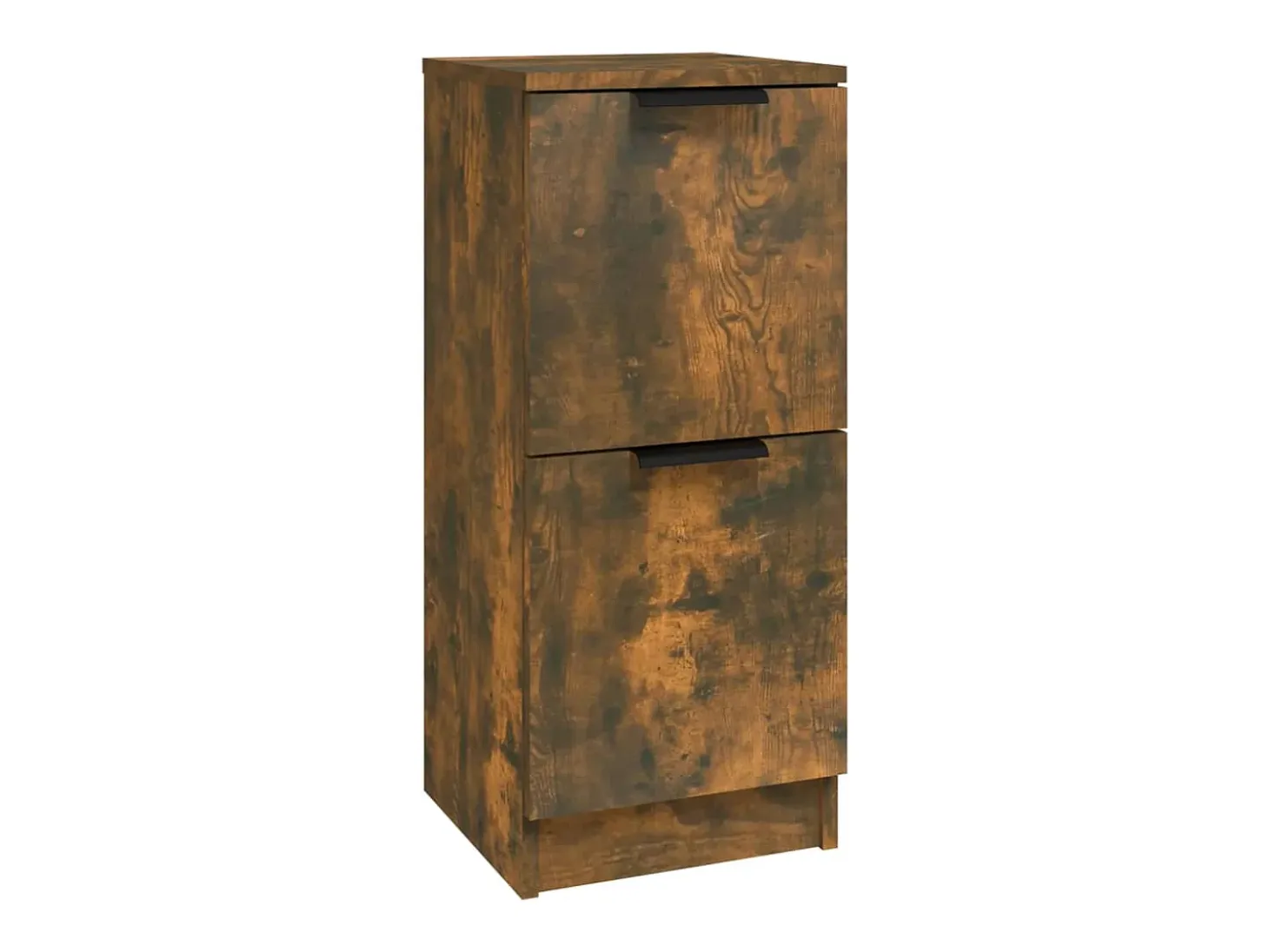 Aparador madera contrachapada color roble ahumado 30x30x70 cm