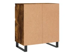 Aparador madera contrachapada color roble ahumado 60x35x70 cm