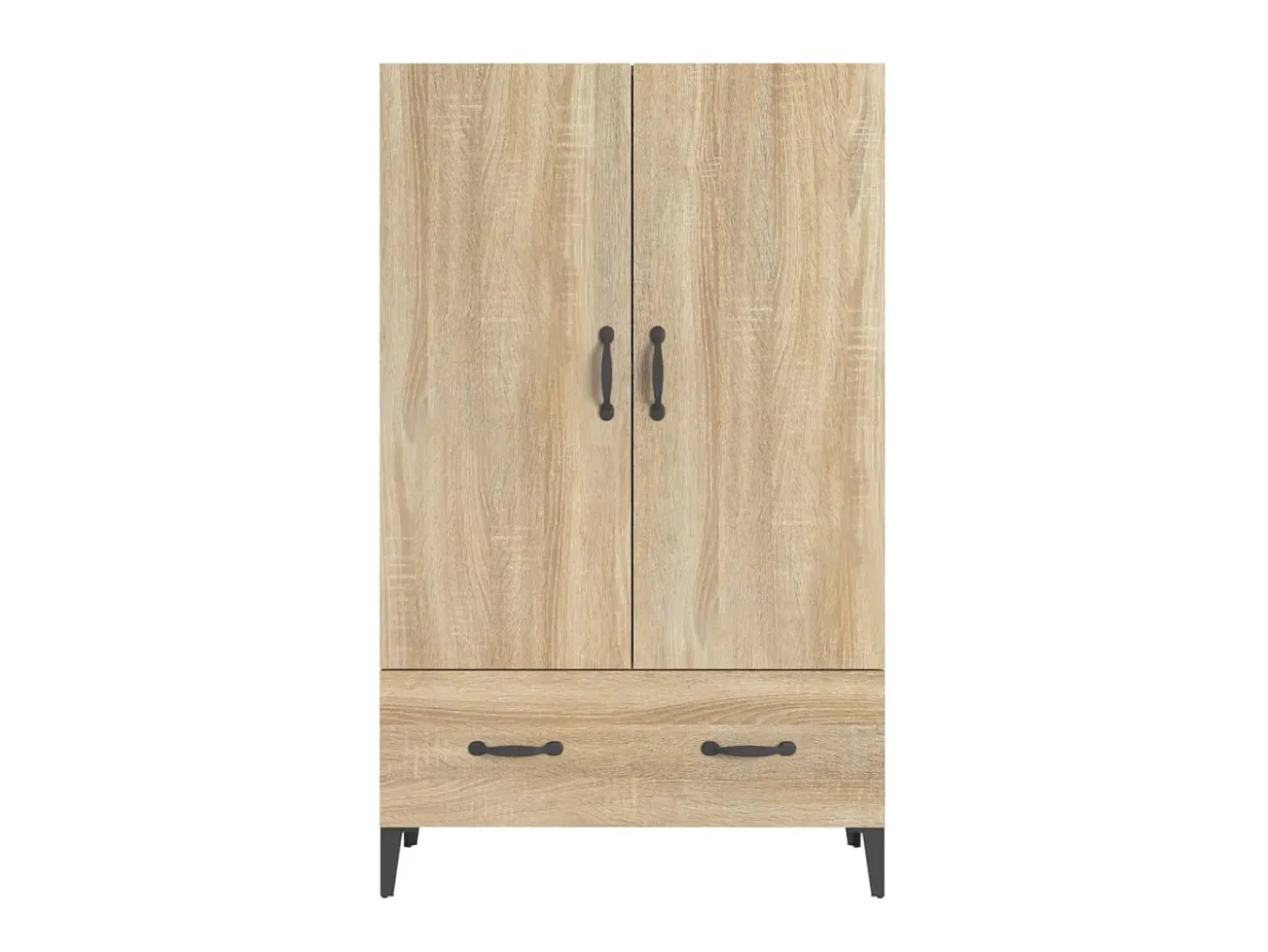Aparador madera contrachapada roble Sonoma 70x31x115 cm ES10157