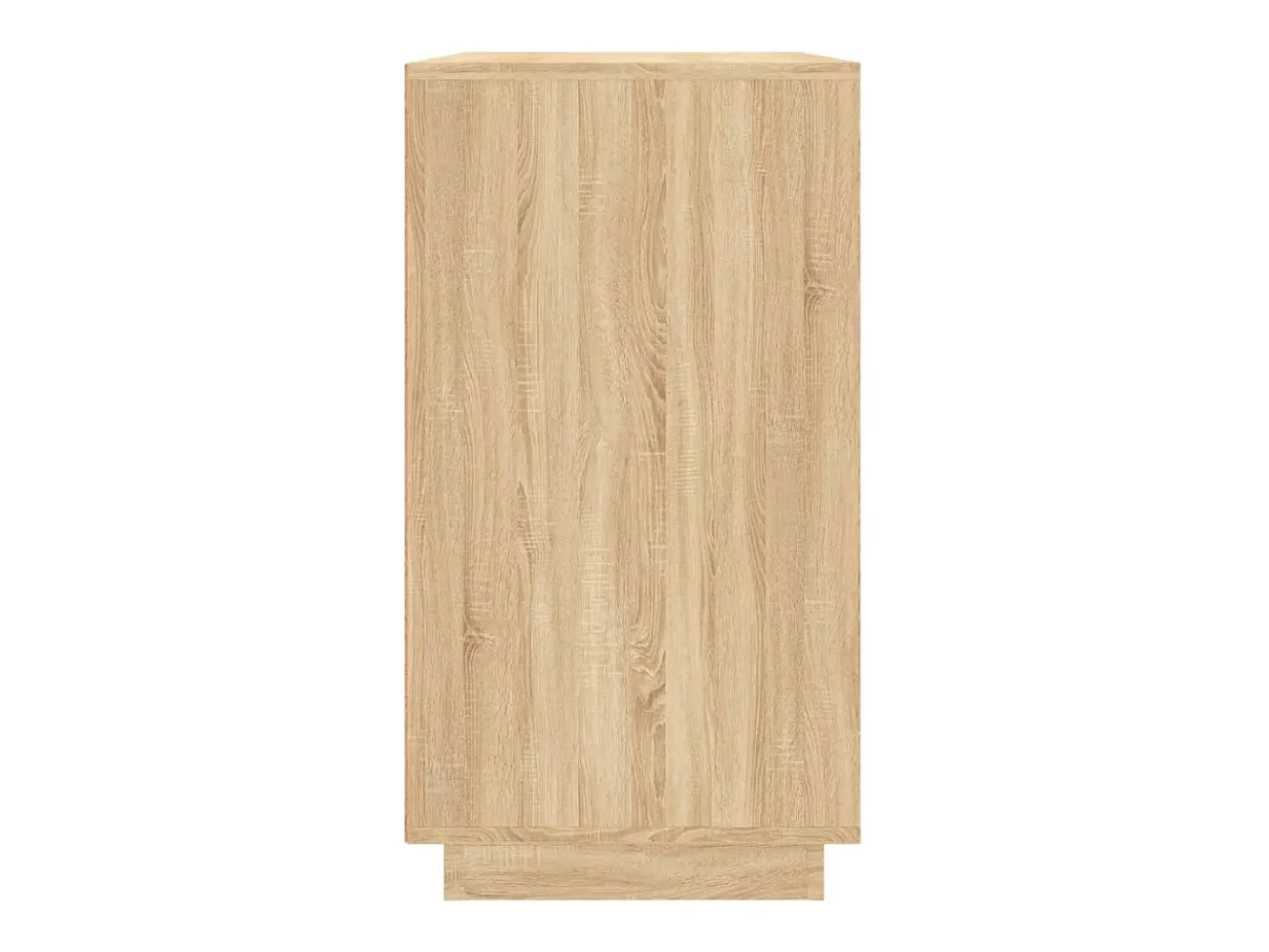 Aparador madera contrachapada color roble Sonoma 80x34x75 cm