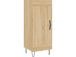 Aparador madera contrachapada color roble Sonoma 34,5x34x90 cm ES75874