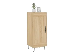 Aparador madera contrachapada color roble Sonoma 34,5x34x90 cm ES75874
