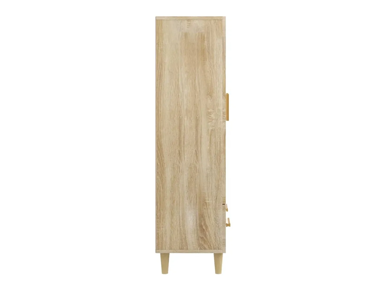 Aparador madera contrachapada color roble Sonoma 70x31x115 cm