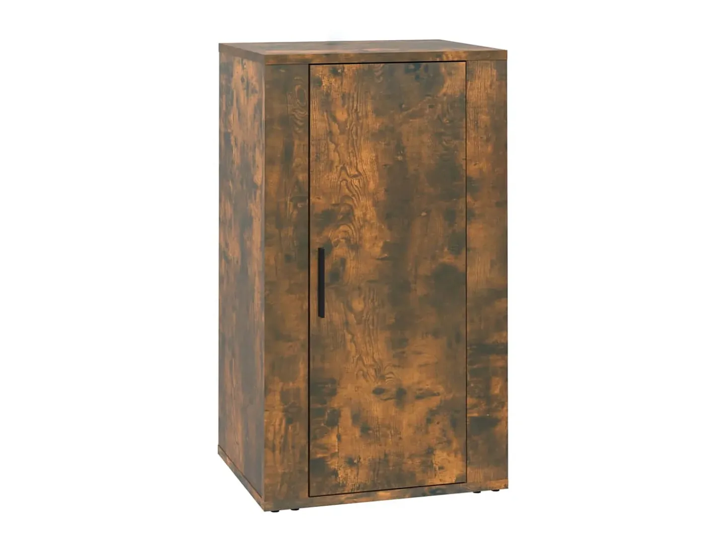 Aparador madera contrachapada color roble ahumado 40x33x70 cm ES57515