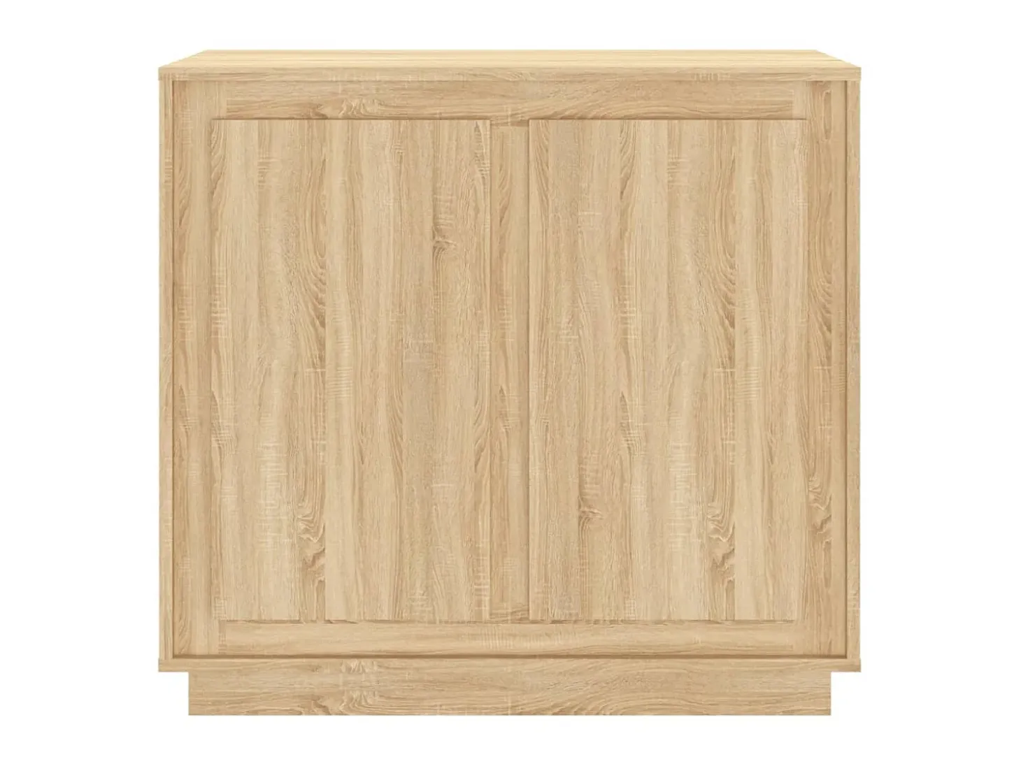 Aparador madera contrachapada color roble Sonoma 80x34x75 cm ES63652