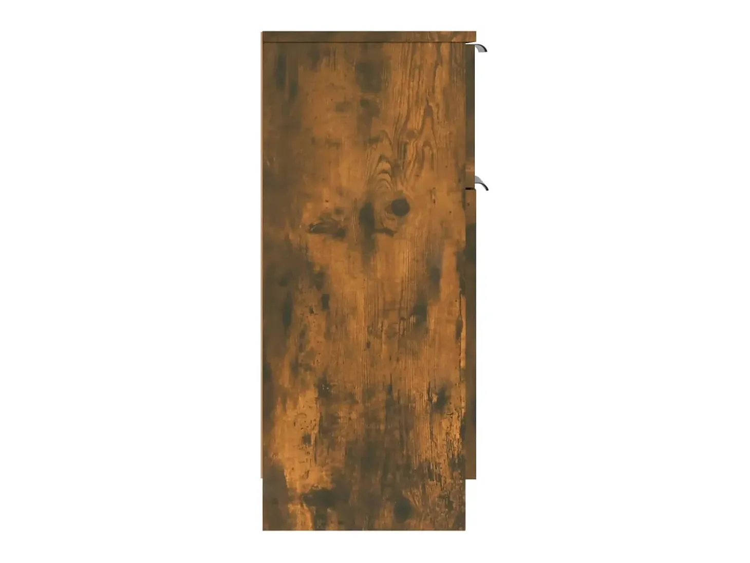 Aparador madera contrachapada color roble ahumado 30x30x70 cm