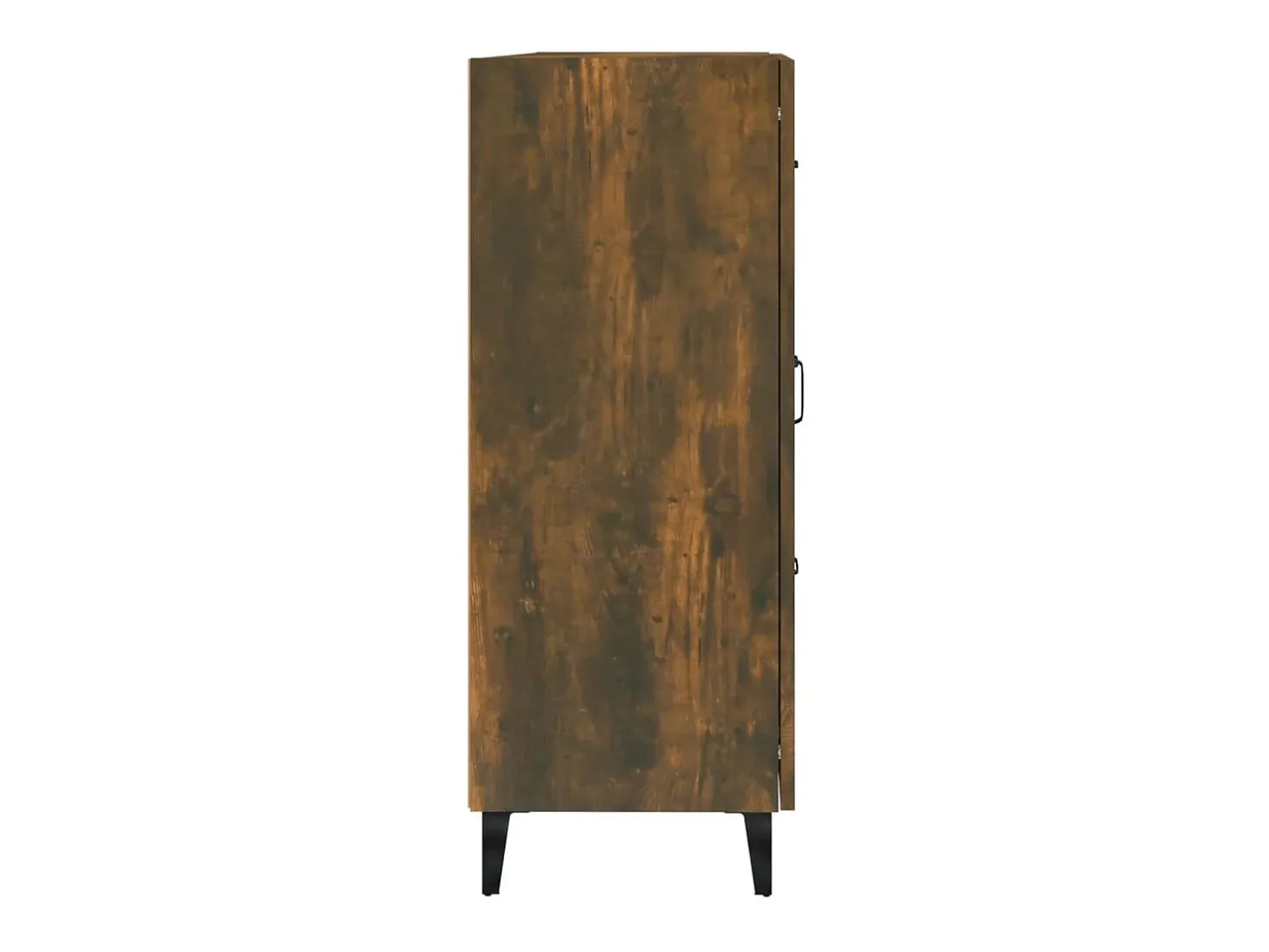 Aparador madera contrachapada color roble ahumado 69,5x34x90 cm