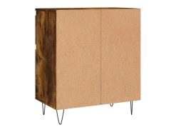 Aparador madera contrachapada color roble ahumado 60x35x70 cm