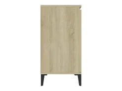 Aparador madera contrachapada color roble Sonoma 104x35x70 cm