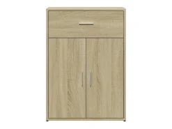 Aparador madera de ingeniería roble Sonoma 60x30x84 cm