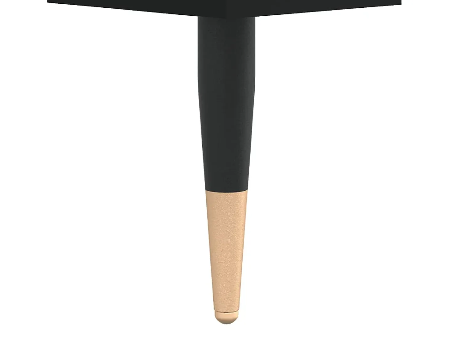 Aparador madera de ingeniería negro 57x35x70 cm