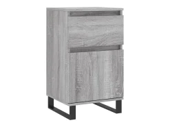 Aparador madera de ingeniería gris Sonoma 40x35x70 cm