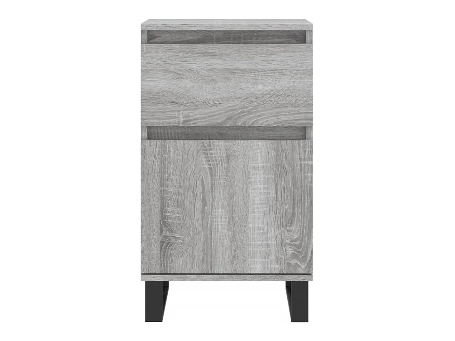 Aparador madera de ingeniería gris Sonoma 40x35x70 cm