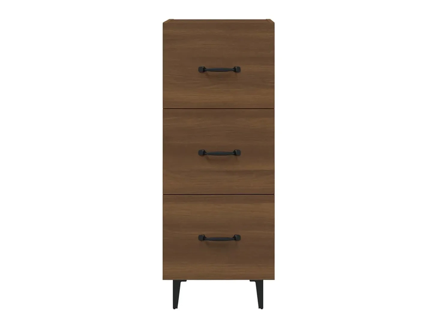 Aparador madera de ingeniería marrón roble 34,5x34x90 cm ES13325