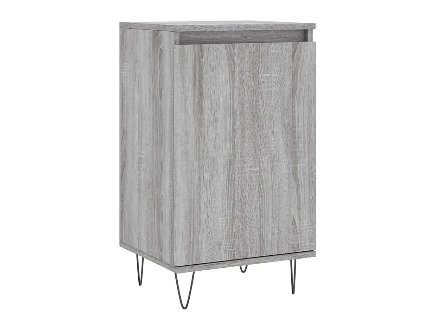 Aparador madera de ingeniería gris Sonoma 40x35x70 cm ES66030