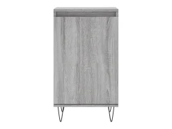 Aparador madera de ingeniería gris Sonoma 40x35x70 cm ES66030