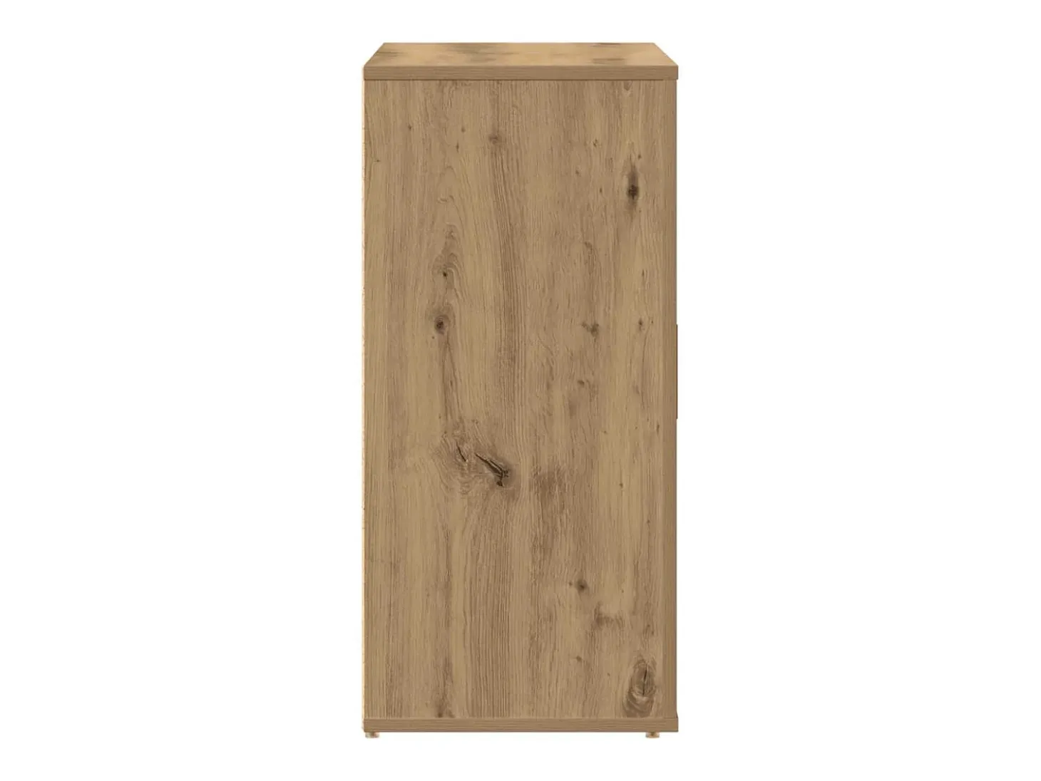 Aparador madera de ingeniería roble artesanal 80x33x70 cm