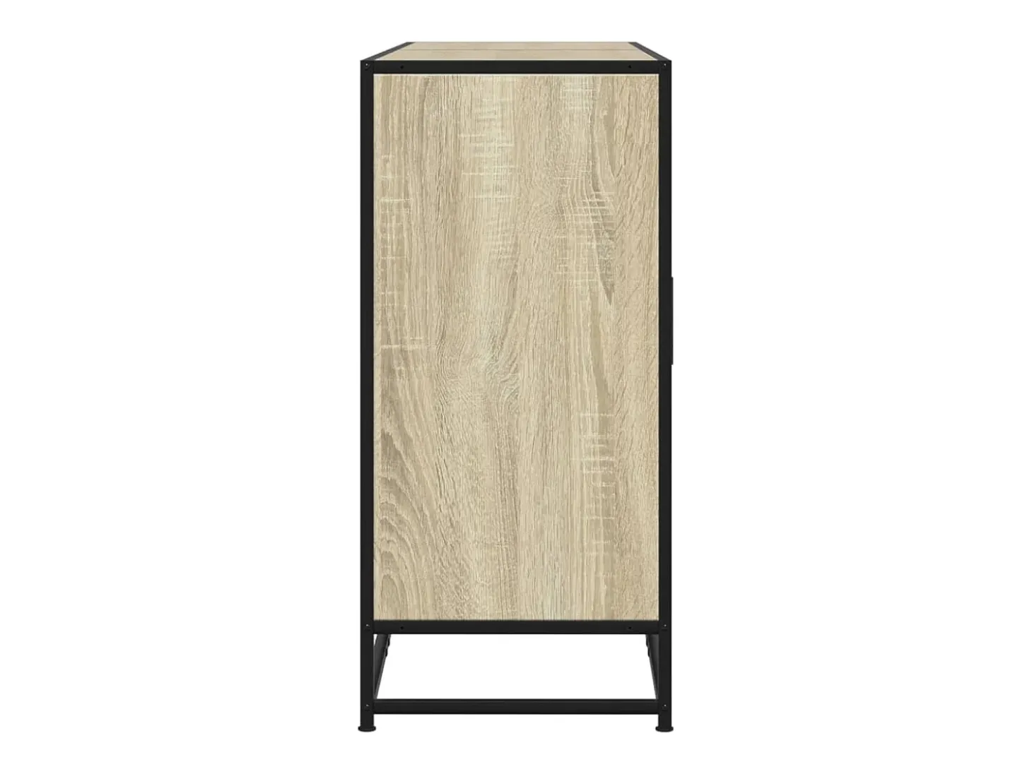 Aparador madera de ingeniería roble Sonoma 134x35x76 cm