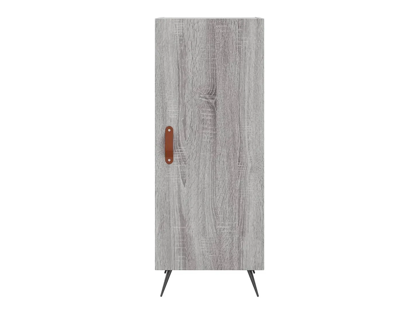 Aparador madera de ingeniería gris Sonoma 34,5x34x90 cm