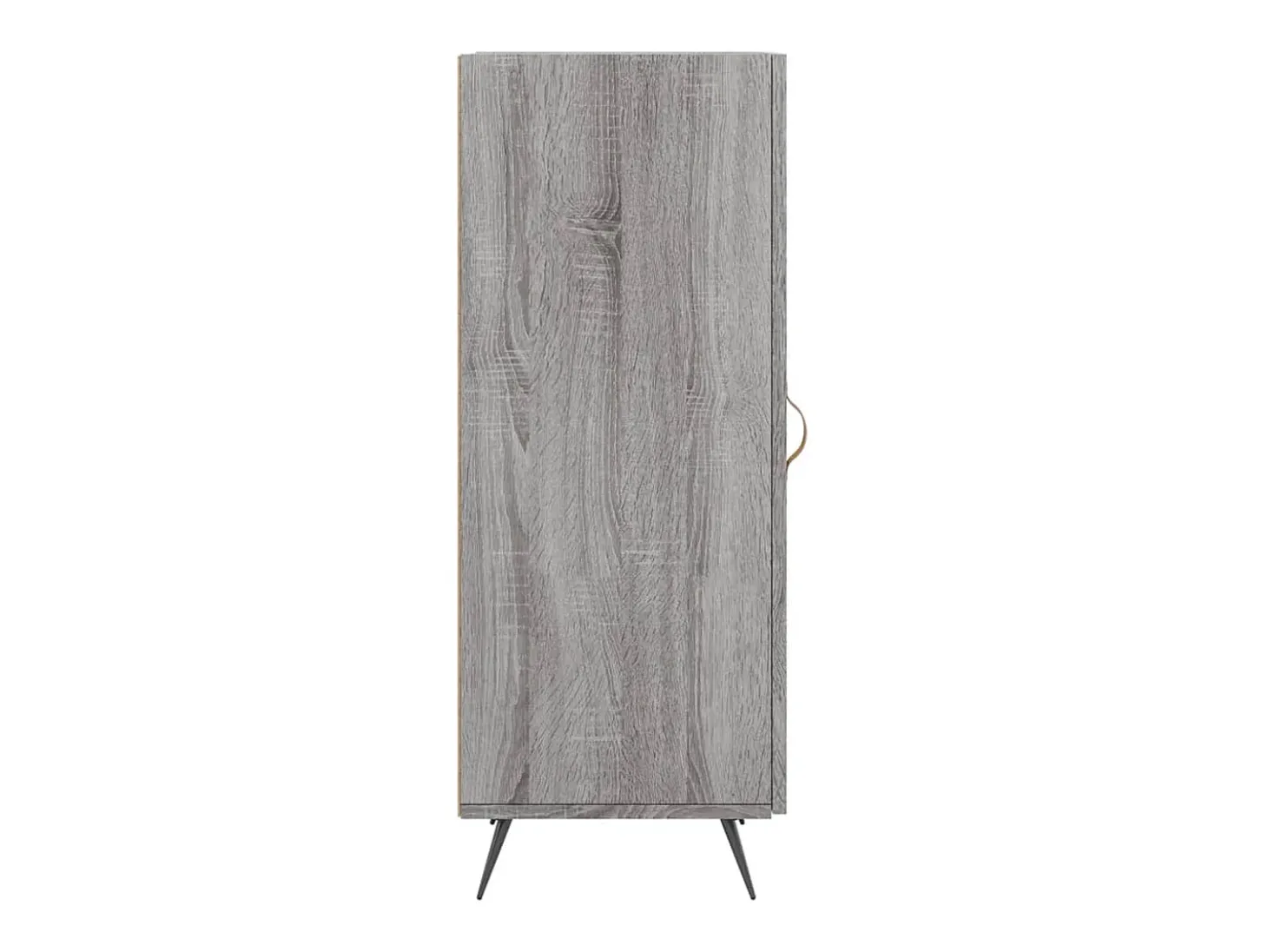 Aparador madera de ingeniería gris Sonoma 34,5x34x90 cm