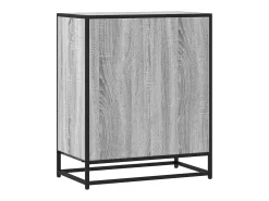 Aparador madera de ingeniería gris sonoma 62x35x76 cm
