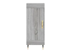 Aparador madera de ingeniería gris Sonoma 34,5x34x90 cm ES93596