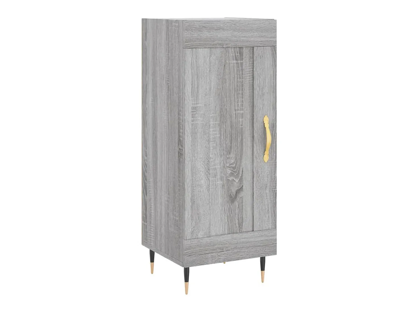 Aparador madera de ingeniería gris Sonoma 34,5x34x90 cm ES93596