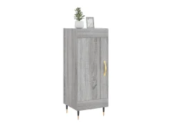 Aparador madera de ingeniería gris Sonoma 34,5x34x90 cm ES93596