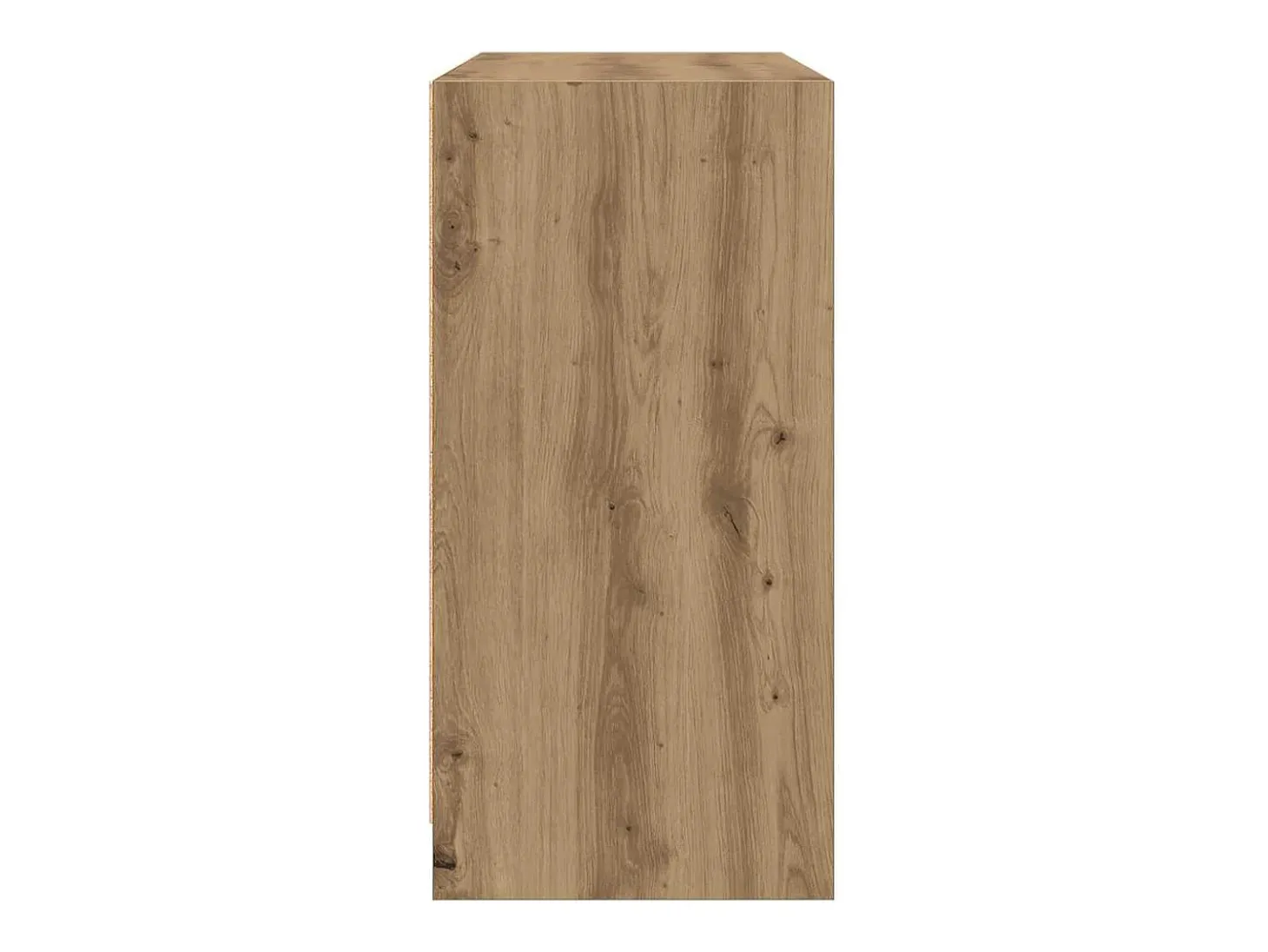 Aparador madera de ingeniería roble artiasian 102x37x75,5 cm