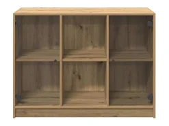 Aparador madera de ingeniería roble artiasian 102x37x75,5 cm