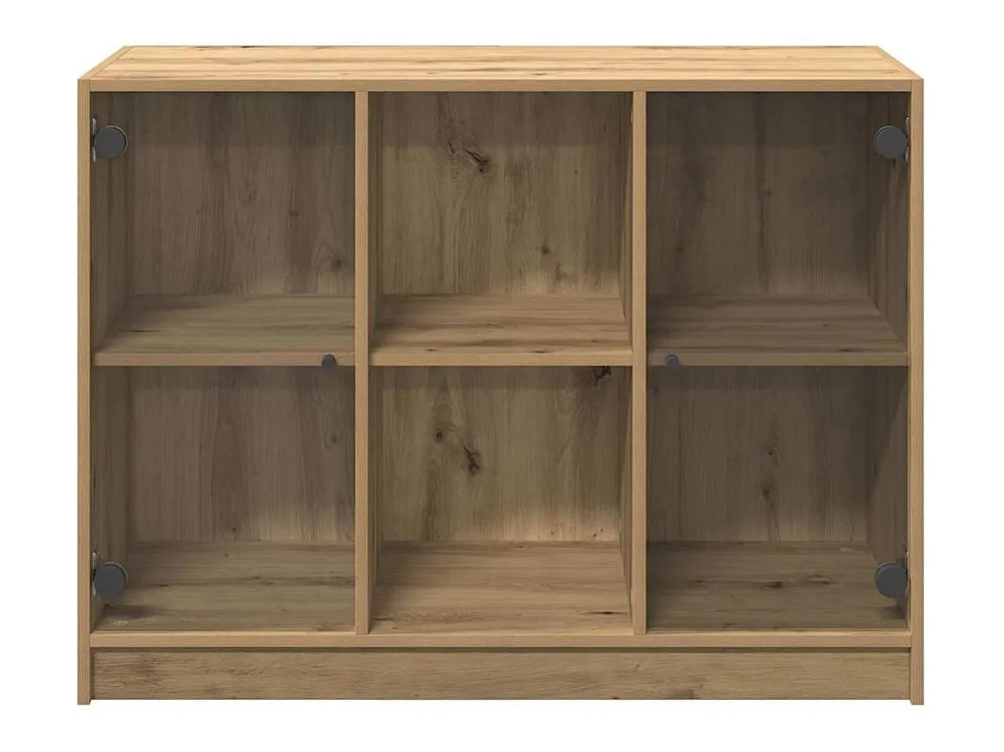 Aparador madera de ingeniería roble artiasian 102x37x75,5 cm