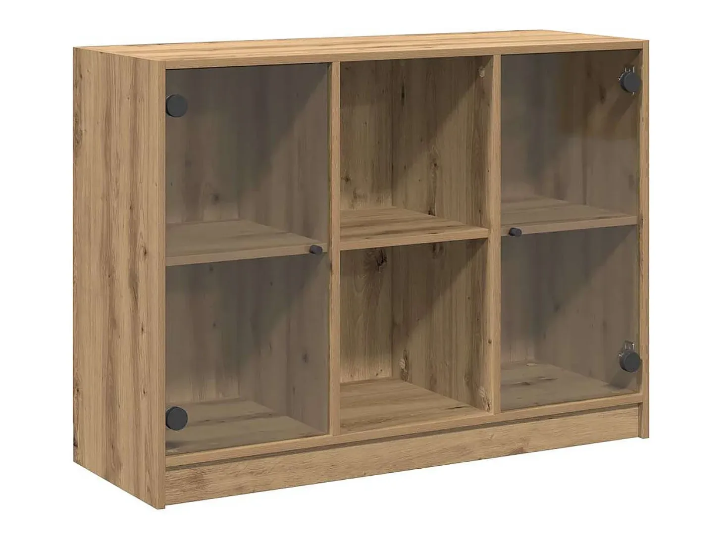 Aparador madera de ingeniería roble artiasian 102x37x75,5 cm