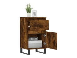 Aparador madera de ingeniería roble ahumado 40x35x70 cm ES99179