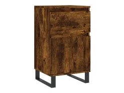 Aparador madera de ingeniería roble ahumado 40x35x70 cm ES99179