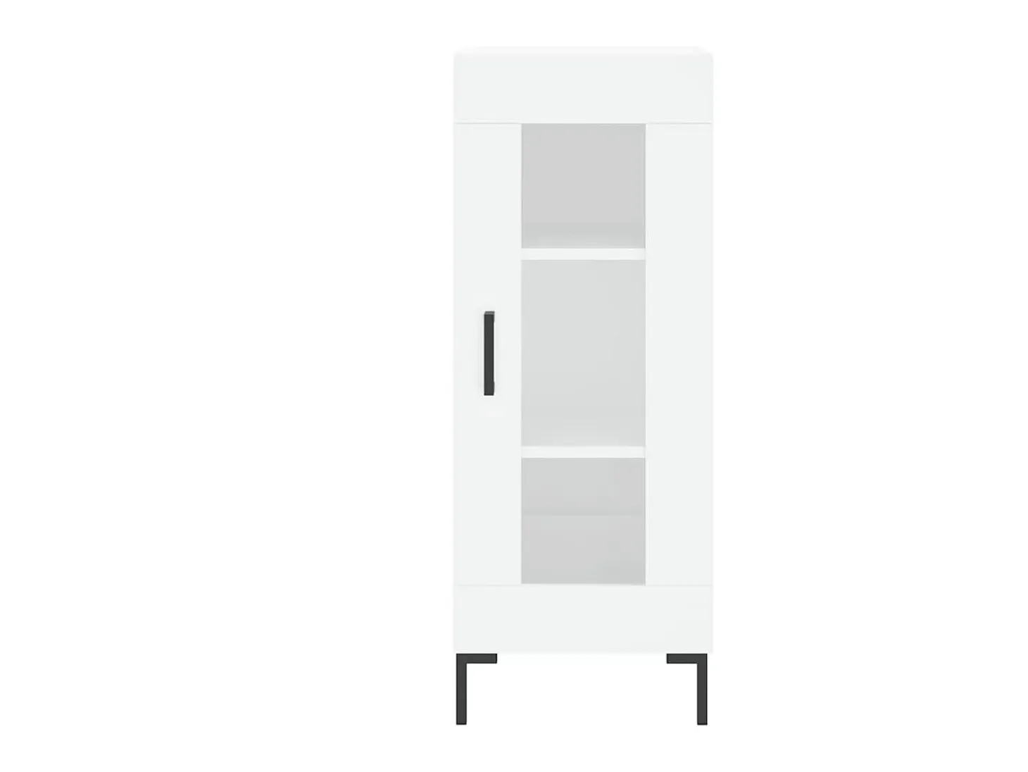 Aparador madera de ingeniería blanco 34,5x34x90 cm ES52135