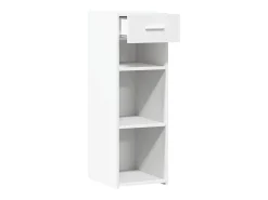 Aparador madera de ingeniería blanco 30x42,5x93 cm