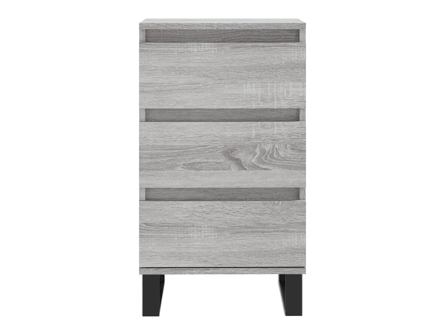 Aparador madera de ingeniería gris Sonoma 40x35x70 cm