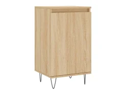 Aparador madera de ingeniería roble Sonoma 40x35x70 cm ES73865