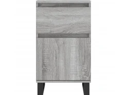 Aparador madera de ingeniería gris Sonoma 40x35x70 cm ES59785