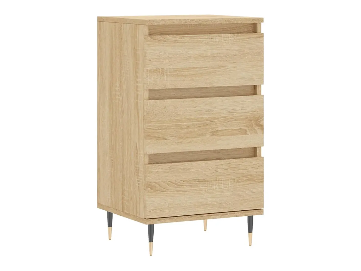 Aparador madera de ingeniería roble Sonoma 40x35x70 cm