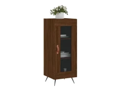 Aparador madera de ingeniería marrón roble 34,5x34x90 cm ES18636
