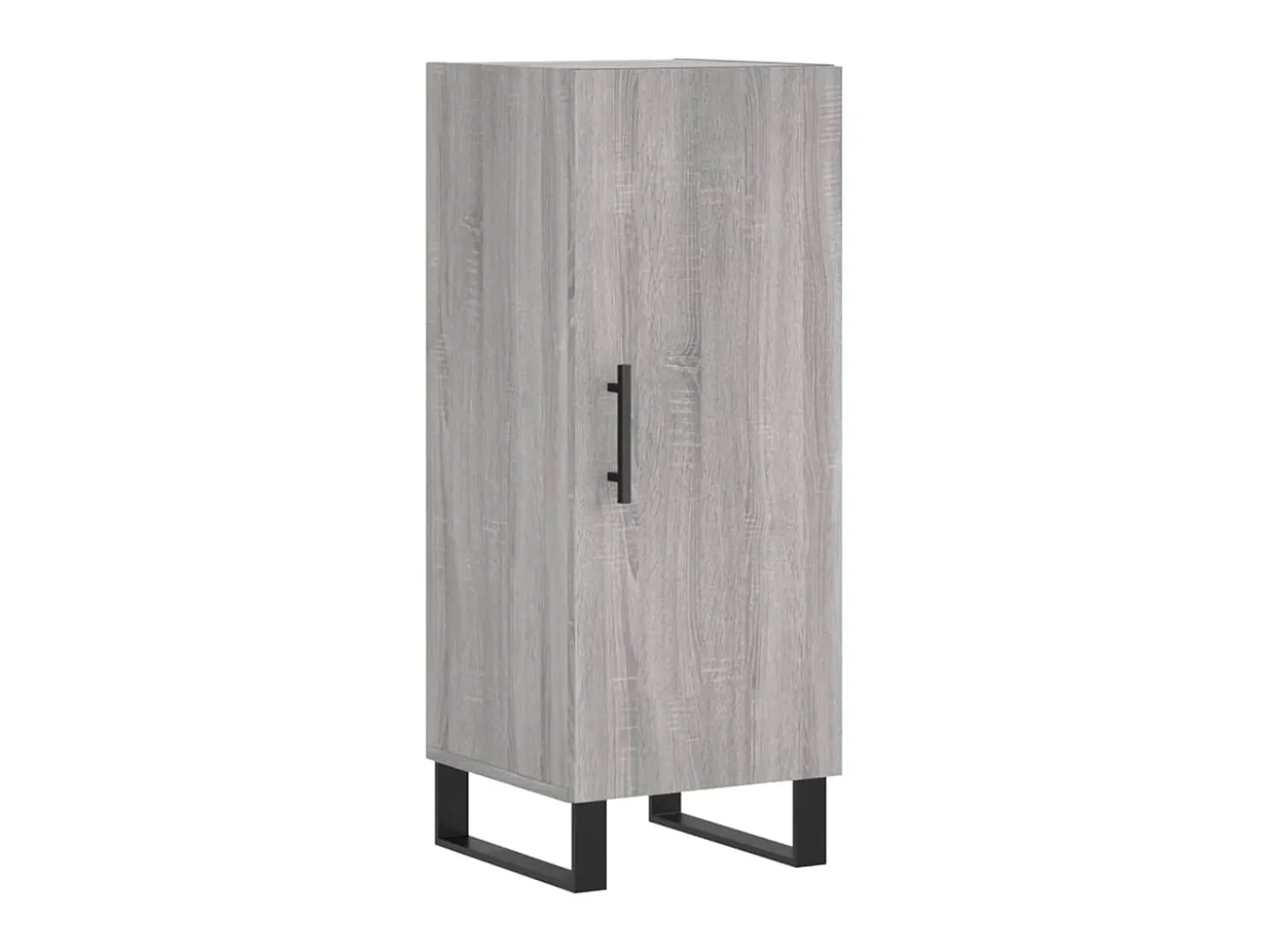 Aparador madera de ingeniería gris Sonoma 34,5x34x90 cm ES26574