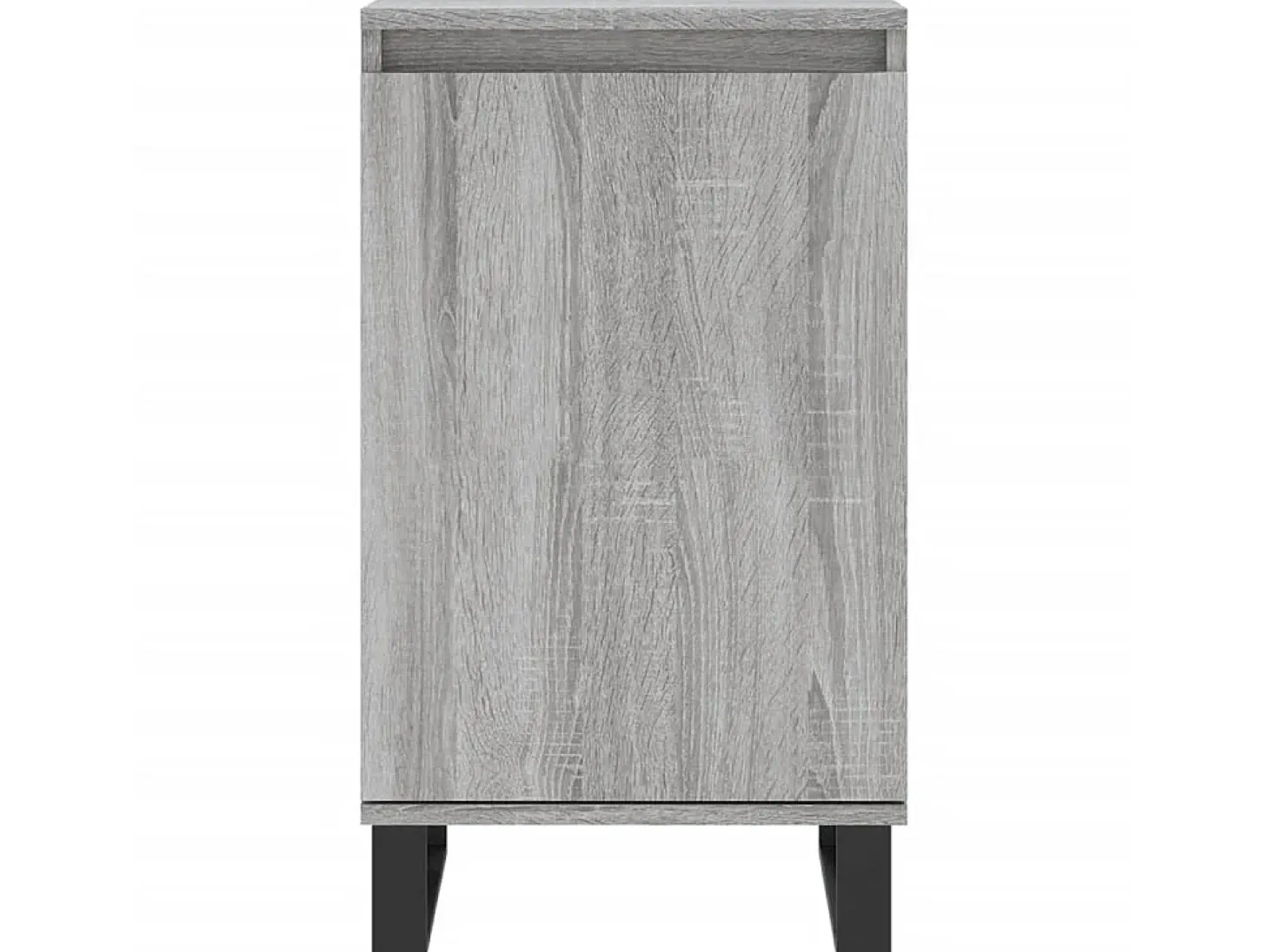 Aparador madera de ingeniería gris Sonoma 40x35x70 cm ES64210