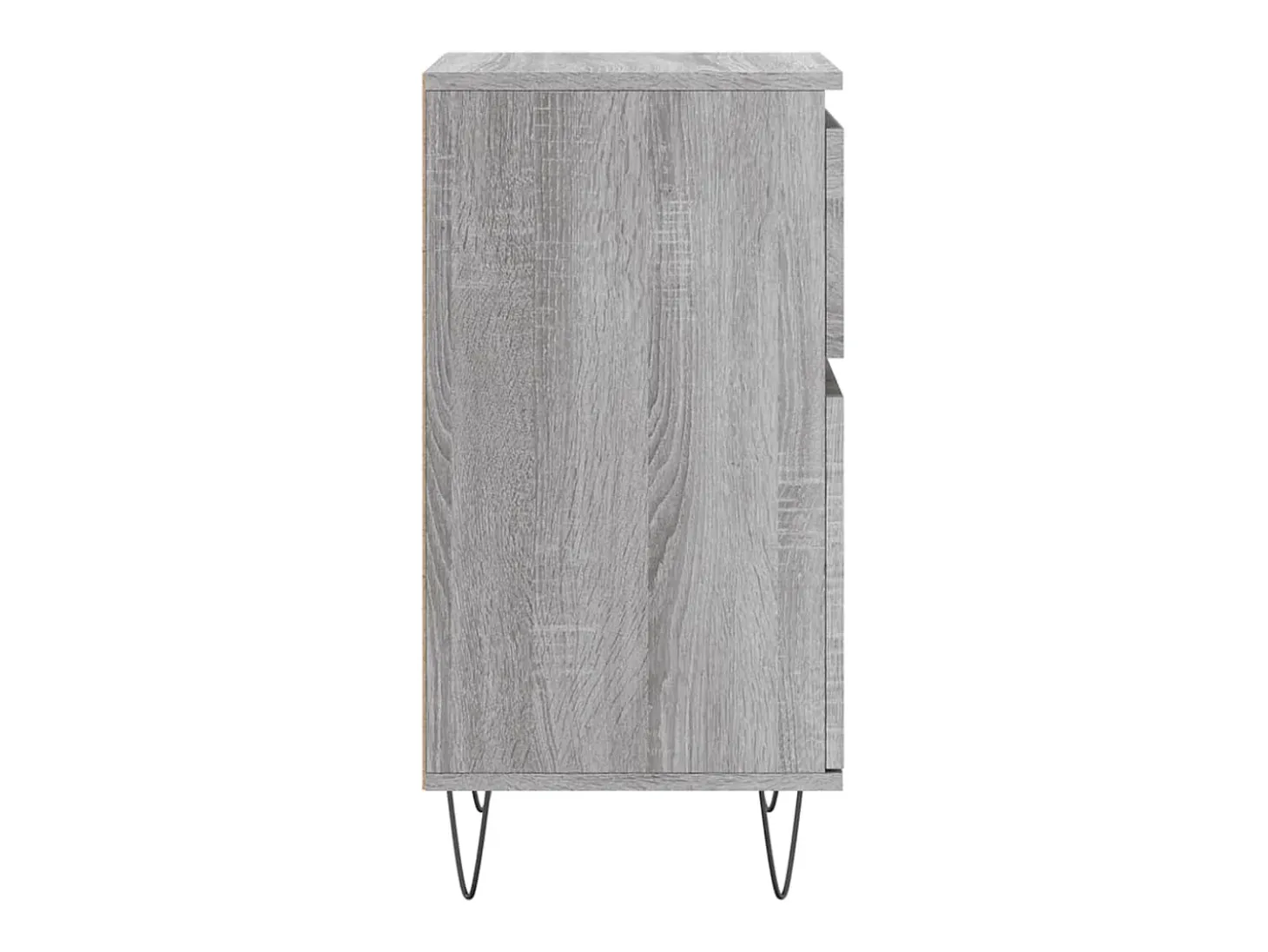 Aparador madera de ingeniería gris Sonoma 40x35x70 cm