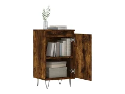 Aparador madera de ingeniería roble ahumado 40x35x70 cm ES72759