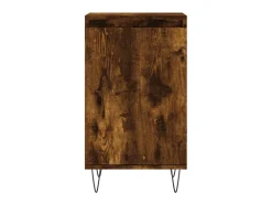 Aparador madera de ingeniería roble ahumado 40x35x70 cm ES72759