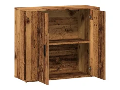 Aparador madera de ingeniería madera envejecida 80x33x70 cm