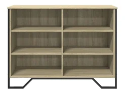 Aparador madera de ingeniería roble Sonoma 101x35,5x74,5 cm